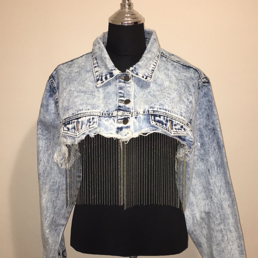 Denim Crop Jacket